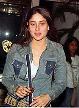 Bollywood actress Kareena Kapoor comes out of a hospital