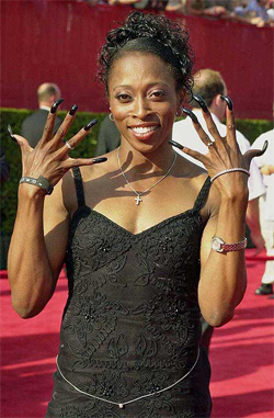 Athlete Gail Devers arrives at the11th Annual ESPY Awards 
