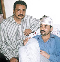 Sanjay, who lost his wife and two kids in the house collapse.