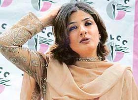 Ravishing Raveena Tandon casts a spell during her visit to the city for the inauguration of VLCC�s new look clinic in Sector 9, Chandigarh