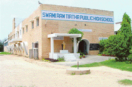 A view of Swami Ram Tirath Public High School
