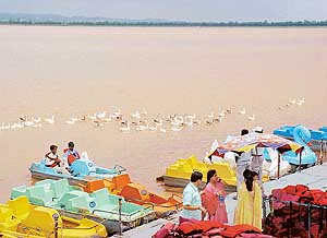 Sukhna Lake is filling up quickly, thanks to the bountiful rainfall which Chandigarh has been receiving over the past few weeks.