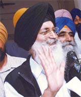 Mr Mohinder Singh Romana, who was removed as president of Patna Sahib Gurdwara Management Committee
