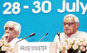 Prime Minister Atal Bihari Vajpayee addresses the XXII conference of Accountants General