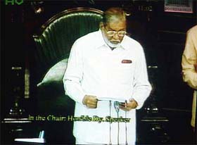 Deputy Speaker of Lok Sabha P M Sayeed pays tribute to George Eden