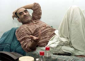 Former cricketer Swami Talwar at his residence