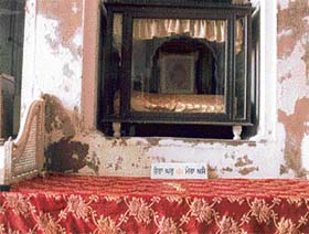 The gaddi of Ala Singh, the founder of Patiala