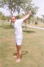 Ved Prakash Sharma in action