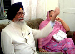 Mr Surjit Singh Barnala, Governor, Andhra Pradesh, at Bathinda 