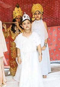 Students of APJ Public School, Kharar, take part in Janmashthmi celebration