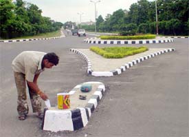 Preparations are in full swing for the President�s visit at PAU