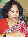 Mrs Meenakshi Mohindra, Principal, Bhawan Vidyalaya