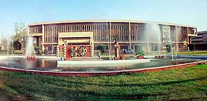 A view of Fletcher Bhavan: HAU owes much of its present infrastructure to its founder Vice-Chancellor, Mr A L Fletcher.
