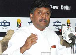Union Information and Broadcasting Minister Ravi Shankar Prasad addresses a round table meeting
