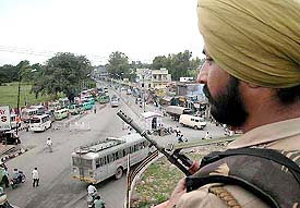 Security has been beefed up in Jammu where Prime Minister Atal Bihari Vajpayee is proposed to attend a meeting on Friday