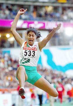 Anju Bobby George jumps her way to glory