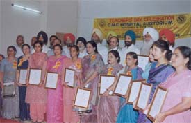Christian Medical College honoured 24 schoolteachers on the occasion of Teachers� Day 