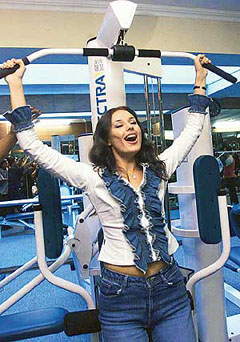 Exercise, coupled with diet control, can keep you trim