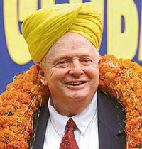 Israeli Deputy Prime Minister Yosef Lapid at a function organised by the All-India Anti-Terrorist Front