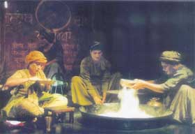 A scene from Neelam Mansingh�s play