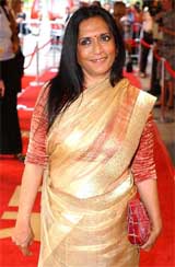 Indian film director Deepa Mehta arrives for the premiere