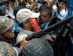 Charles Sobraj taken to the Kathmandu district court 