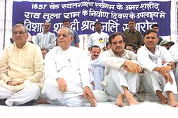 HCLP leader Bhupender Singh Hooda, AICC general secretary Nawal Kishore Sharma, former HPCC chief Ch Birender Singh and Congress MLA Rao Inderjit Singh