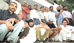 Six members of the narcotics gang which was busted in the Capital on Tuesday.