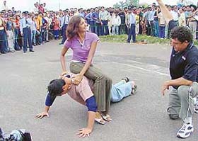 The spirited youngster meets the AXN Extreme dhamaka