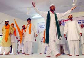 Inmates of Burail jail stage a play on the occasion of Gandhi Jayanti