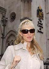 Model and actress Caprice Bourret leaves London's High Court