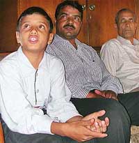 Manish Babbar with his father