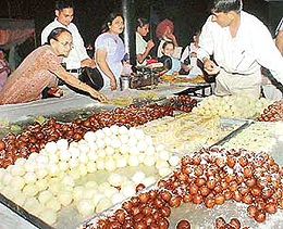 A steep rise in demand for mithais has led to a shortage of milk and other milk products in the city.