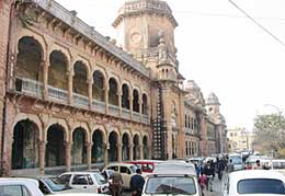The building of the 161-year-old Palace Complex at Jammu is getting damaged due to pollution caused by hundreds of vehicles which are allowed by the authorities to enter there everyday