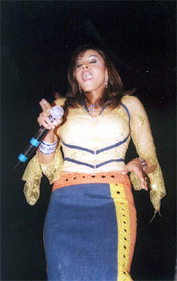 Manasi Scott performs during a show organised at the Satluj Club in Ludhiana on 