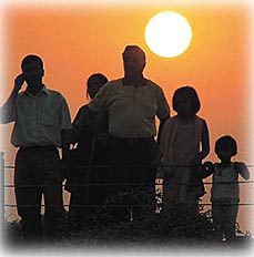 Basking in the afterglow of the autumn sun