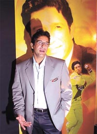 NEW AVATAR: Wasim Akram, former captain of Pakistan cricket team, who has joined as a member of ESPN STAR Sports' Commentary team at a press conference in the Capital on Monday