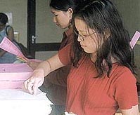 I Vote: JNU students casting their vote on Monday