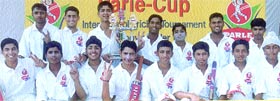 The Salwan Boys team with the Parle Cup.