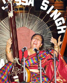 Padmashri Indian classical vocalist Begum Parween Sultana exhibited incredible virtuosity