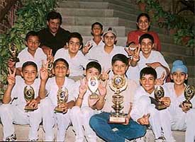 Team members of St Stephen�s School who won the Edmund Rice Tournament