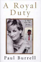 The front cover of the book A Royal Duty by Paul Burrell, former butler to the late Princess Diana