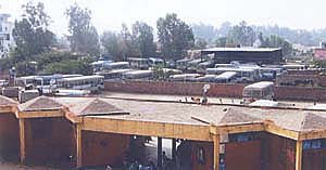 An overview of the bus stand, which is to be revamped.