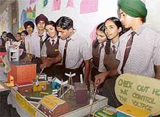 Students of St Soldier International Convent School, Phase VII, SAS Nagar