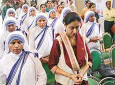 A thanksgiving prayer service in honour of Mother Teresa