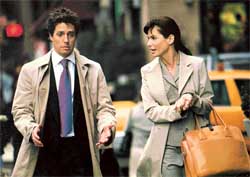 Hugh Grant and Sandra Bullock in �Two Weeks Notice�.