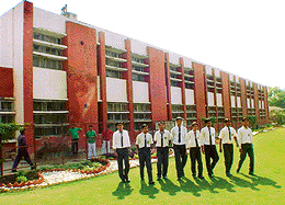 A view of Moti Ram Arya Senior Secondary School, Sector 27, Chandigarh. 