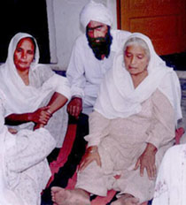 Family members of Salwinder Singh Dhillon, who was shot dead in Toronto on Monday, mourn his death at his native house at Dera Sajda village in Kapurthala district