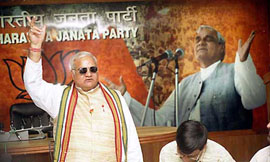 Ram Avatar Bharadwaj from Phulera in Rajasthan, a look-alike of Prime Minister Atal Bihari Vajpayee