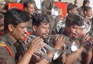 Army band presentation at Ridge, Shimla